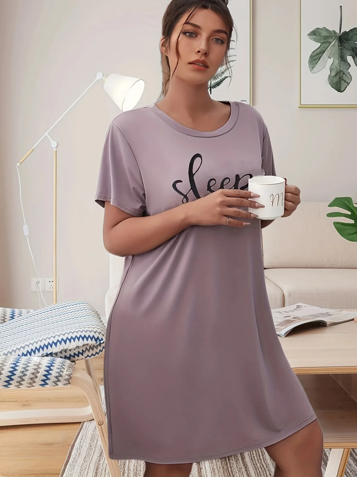 Plus Size Summer Women's Dresses Ice Silk Women's Nightgowns Shopping Dating Dresses Dresses For Women With Large Busts 5