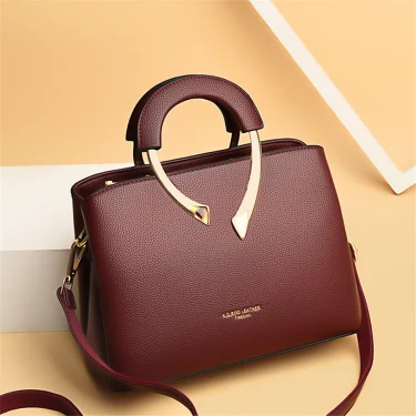 GENUINE VANDERWAH High Quality Leather Casual Tote Luxury Handbags Women Bags Designer Shoulder Crossbody Bags for Women 2