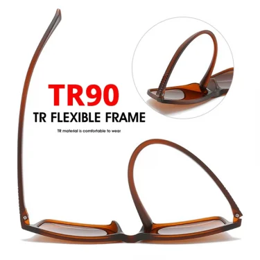 Light Weight TR90 Men Sun Glasses Classic Square Polarized Sunglasses For Male High Quality Driving Eyewear Outdoor Shades UV400 4
