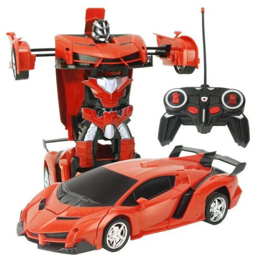 1/18 Rc Transformer Car 2 in 1 Transformation Robots Models Remote Control Car Racing Toy Fighting Toy Gift Boys Birthday Toy