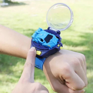2.4G Children's Mini Watch Remote Control Car Toy Novelty RC Car Toy Cartoon Portable USB Charging Watch Car Kid Birthday Gift 4
