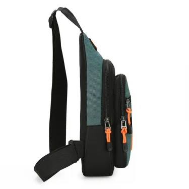 Fashion Men's Chest Bag Handbag Lightweight Oxford Fabric Crossbody Shoulder Bag Stylish Casual Men's Waist Packs Male Chest Bag 3