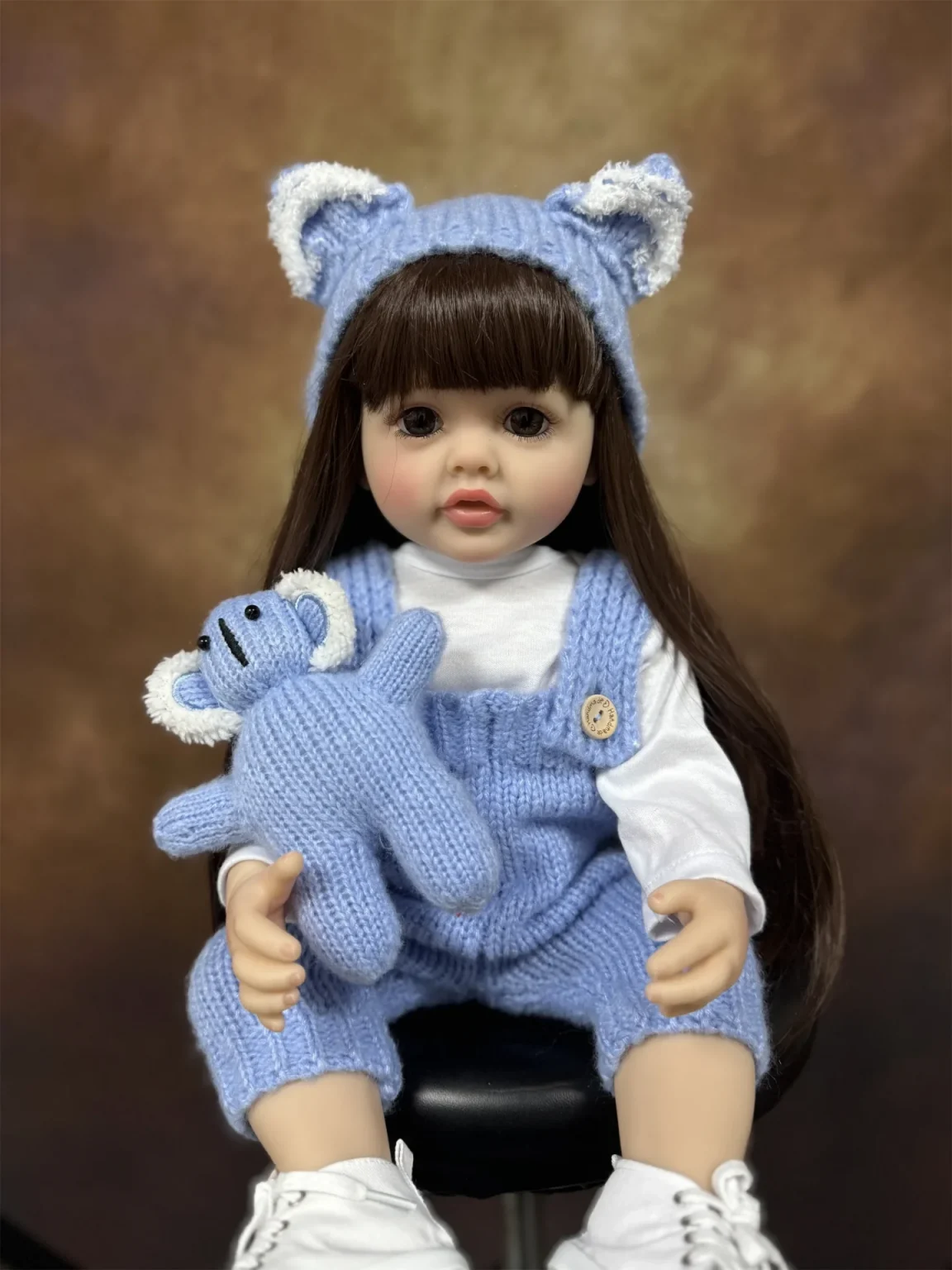 Lifelike Reborn Dolls Realistic Full Silicone Baby Bebe Vinyl 50CM Newborn Girl Doll Princess Toddler Toy Gift 4