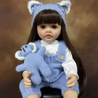 Lifelike Reborn Dolls Realistic Full Silicone Baby Bebe Vinyl 50CM Newborn Girl Doll Princess Toddler Toy Gift 4