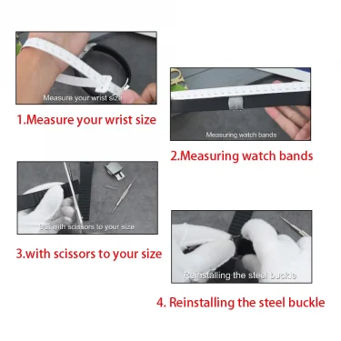 New Design CTS Fluororubber Watch Strap 18mm 19mm 20mm 22mm Quick Release Butterfly Buckle Watch Bands FKM Strap For Cut To Size 2