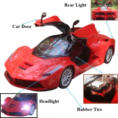 Paisible 1:14 Electric RC Car Classical Remote Control Cars Door Can Open Vehicle Toys For Boys Girls Kids Gift 6066 4