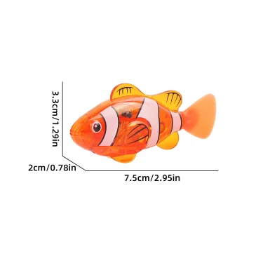 Children's Water Playing Electronic Fish Sensing Luminescent Toy Shower Shower Shower Swimming Swinging Fish 4