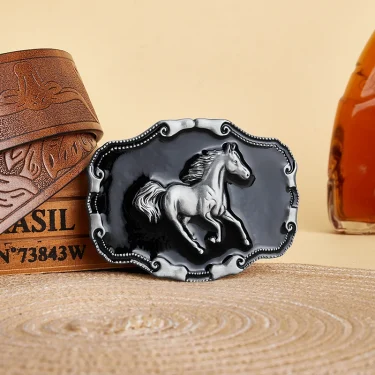 OYIFAN Western Belt Cowboy Leather Belt Men Waist Strap Bull Decoration Floral Engraved for Jeans Cowgirl belt 2