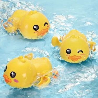 Bath Toy Cute Animal Clockwork Bathtub Swimming Pool Toy Floating Wind Up Swimming Duck Pool Toys For Preschool Toddler 2