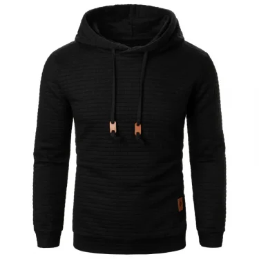 New Outdoor Men's Long Sleeve Hoodie Sweatshirts Autum Breathable Solid Color Coats Sport Streetwear Pullover Tracksuit Men 2