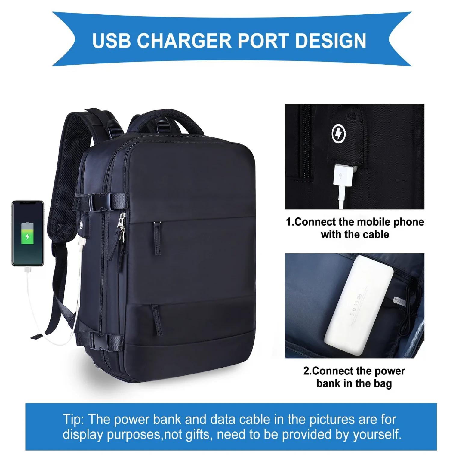 Mochila Travel Backpack Cabin Plane Large Capacity Waterproof Wet And Dry Partition Suitcase Laptop Backpack For Women With USB 6