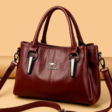 High Quality Cow Leather Ladies Handbags Fashion Luxury Female Messenger Tote Bags Women Genuine Leather Shoulder Crossbody Sac 4