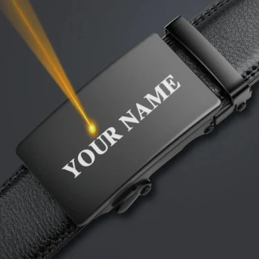 Personalized Belt Men Gift Engraved Custom Name LOGO Automatic Buckle Belts 140 150 160cm Plus Size Letter Gift for Him Men 2