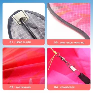 YongJian Beautiful butterfly kites Red Crystal Butterfly kites With 100m kite string Children adults kites factory outdoor Toys 5
