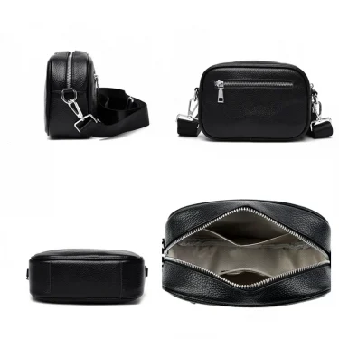 High Quality Cow Leather Ladies Handbags Women Genuine Leather Shoulder Crossbody Sac Fashion Luxury Female Messenger Tote Bags 5