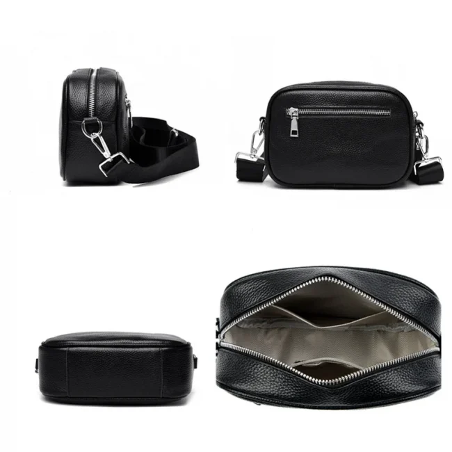 High Quality Cow Leather Ladies Handbags Women Genuine Leather Shoulder Crossbody Sac Fashion Luxury Female Messenger Tote Bags 5