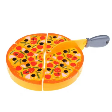 Kids Simulation Food Kitchen Toy Pretend Play Cooking Toys Cookware Pot Hamburger Hot dog Fries Pizza Interactive Toys For Girls 6