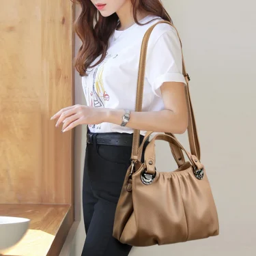 Fashion Lady Crossbody Bag Luxury Genuine Leather Trend Women Shoulder Bags High Quality Vintage Large Capacity Handbag Bolsos 4