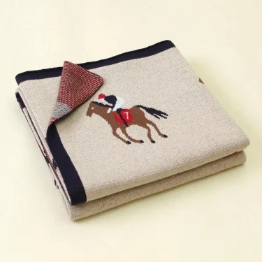 Baby Blankets Knitted Newborn Cute Cartoon Soft Warm Swaddle Kids Bath Towels 100*80cm Toddler Infantil Stroller Bedding Blanket 4