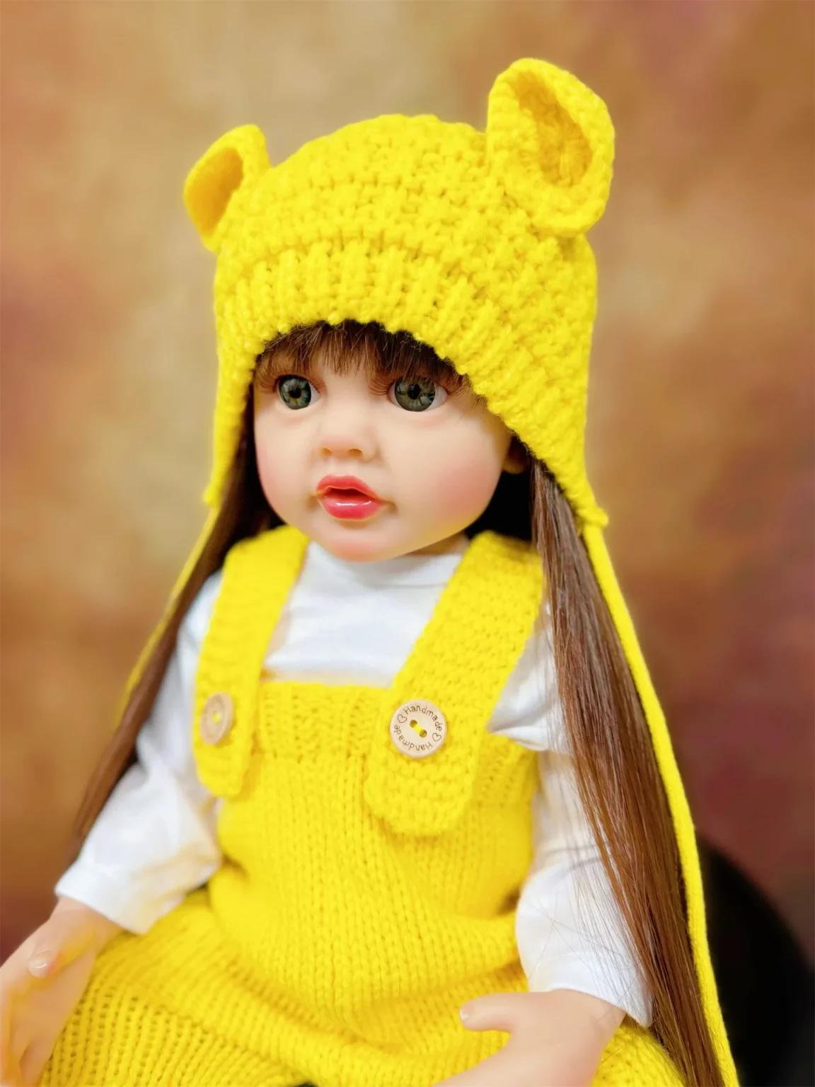 Lifelike Reborn Dolls Realistic Full Silicone Baby Bebe Vinyl 50CM Newborn Girl Doll Princess Toddler Toy Gift 5
