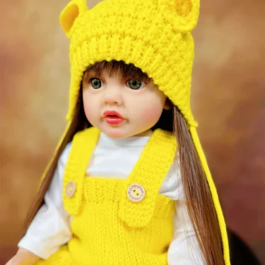 Lifelike Reborn Dolls Realistic Full Silicone Baby Bebe Vinyl 50CM Newborn Girl Doll Princess Toddler Toy Gift 5