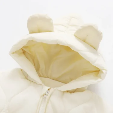 Winter Warm Cartoon Hooded Newborn Baby Rompers Fleece Padded Infant Boys Girls Outdoor Jumpsuits for 0-2 Years Baby Clothing 6