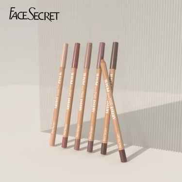 Face Secret Artist Shape Sculpt Lip Liner Pencil Set, Weightless Precise Liner with Super Soft Blendable Texture Matte Soft 6