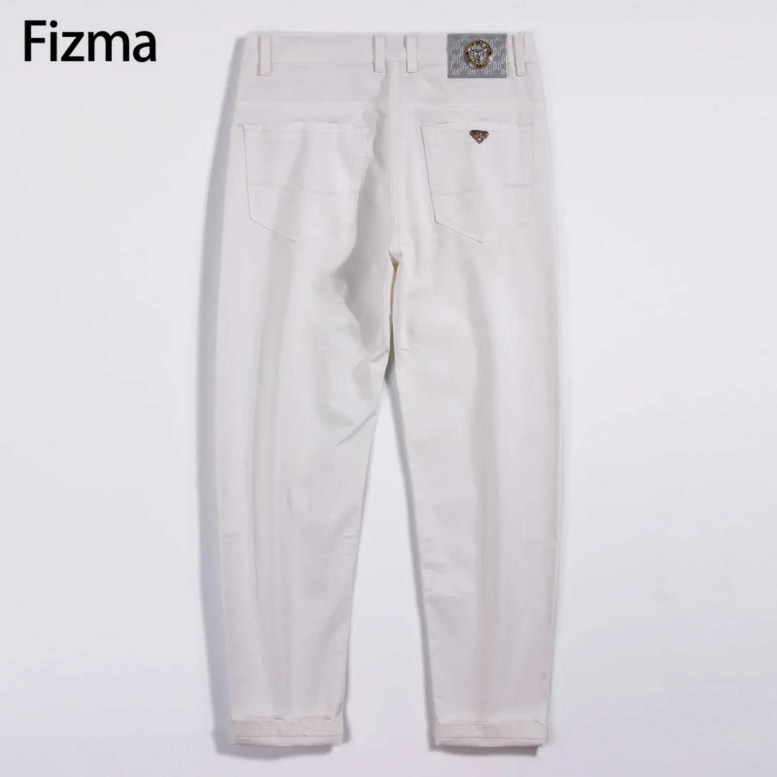 Fizma Man Pants Summer Business Casual Pants Classic Solid Color Loose Straight Trousers Brand Men's Clothing New In Baggy Pants 6
