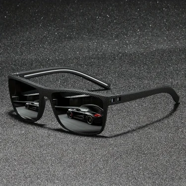 Fashion Nail Decoration Vintage Square polarized Sunglasses Men Women Brand Designer Sun Glasses Driving Fishing UV400 Eyewear 2