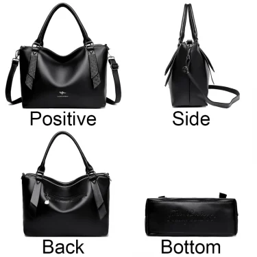Genuine Leather Handbags Ladies Bags Designer Luxury Tote Bag High Quality Shoulder For Women Large capacity Crossbody Bag Bolsa 3