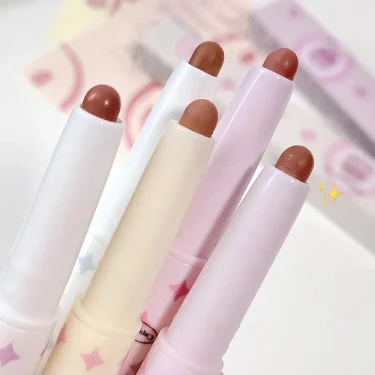 Lovely Sweet Doggie Double-ended Lip Liner Velvet Matte Pearlescent Lipstick For Outline Full Lips Cappuvini Nude Lip Pencil 3