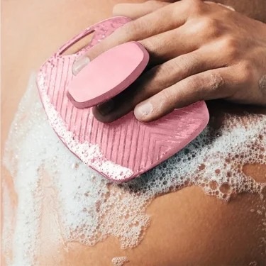Silicone Body Scrubber Exfoliating Bath Brush Handheld Shower Cleansing Brush Back Massager Skin Clean Bathroom Accessories 2