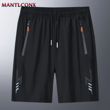 New Summer Gym Fitness Shorts Men Sports Training Running Jogging Casual Men's Shorts Quick Dry Elastic Workout Short Pants Man 2