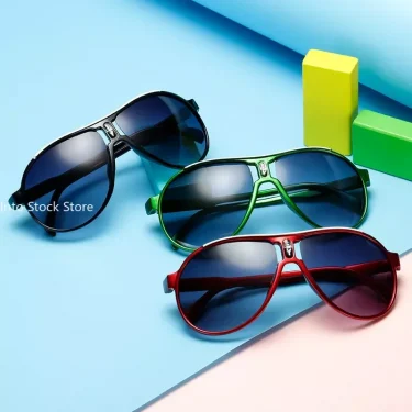 Fashion Kids Sunglasses Summer Sunshade Colorful Glasses Frame Girls Boys Glasses for Children UV400 Baby Mirror Sunglass 1