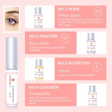 New Lash Lift Kit Long Lasting Eyelash Lifting Perming Lotion Fixation Glue Curly Lasher Beauty Salon Home Use Pro Kit 5