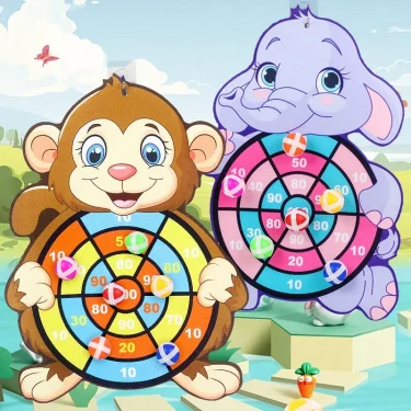 Educational Games Dart Board Baby Toy Stickey Ball Dart Indoor Sports Child Montessori Games for Children 3 to 7 Years 3