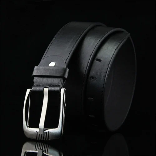 Alloy Pin Buckle Men's Belt Casual Jeans Belt Male All-match PU Leather Campus Student Designer Waistband Wholesale 1