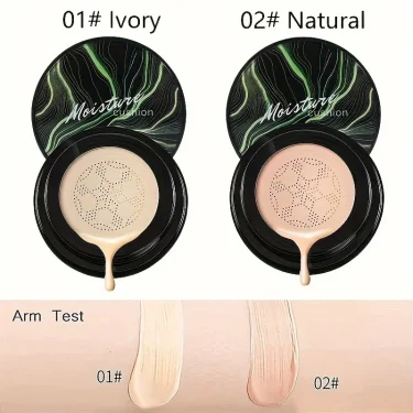 CC Cream Foundation Moisturizing Concealer Waterproof Oil, Mushroom Head Air Cushion, Long-Lasting Nude Makeup 3