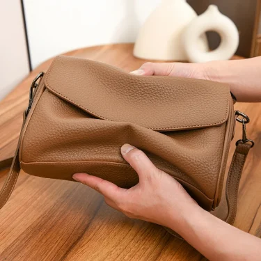 Authentic Genuine Leather Women's Shoulder Bag Fashion Retro Female Crossbody Bags Wallet Luxury Designer Brand Messenger Sac 5