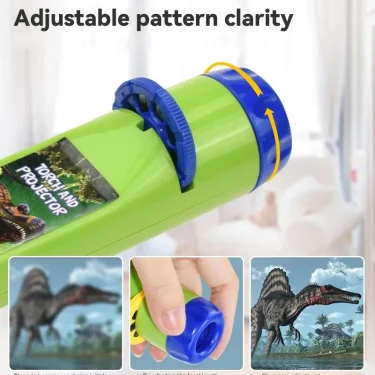 Children's Early Education Projector Flashlight Story Early Education Puzzle Dinosaur Ocean Space Pattern Bedtime Toy 3