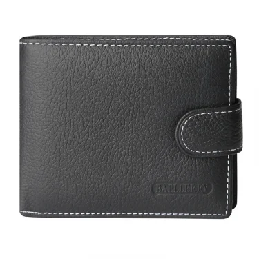 New arrival Genuine Leather Men Wallets With Coin Pocket Money Bag Fashion Male Purse Credit Card Holder For Man 3