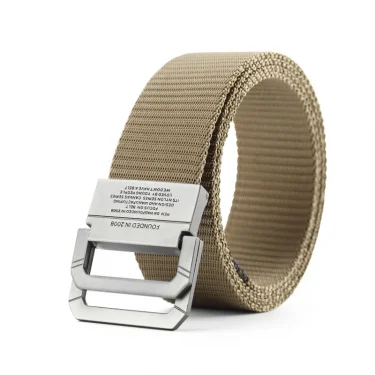 Men Belts Automatic Buckle Metal Webbing Belts for Men Canvas Nylon High Quality Strap Casual Sports Students HB009 3