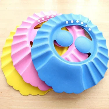 Baby Shampoo Hat Children's Waterproof Ear Protective Hat Photography Accessories Adjustable Children's Barber Hat Toddler Showe 3