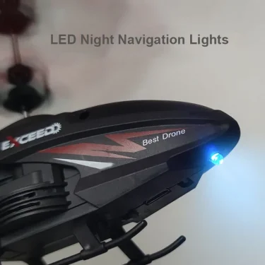 Remote Control Induction Helicopter Dual-mode Suspended Aircraft with Lighting Anti Drop and Collision RC Aircraft 3