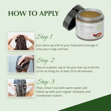 Raw Batana Oil for Hair Growth 100% Natural Can Prevent Hair Loss in Both Men and Women Increase Hair Thickness and Smoothness 5