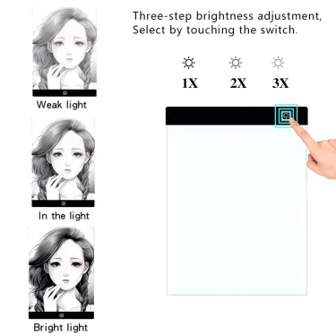 A3/A4/A5 Level Dimmable Led Drawing Copy Pad Board Children's Toy Painting Educational Kids Grow Creative Gifts For Children 4