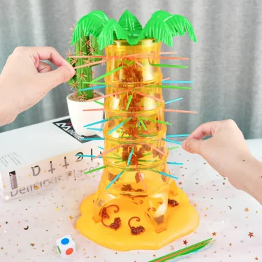Mini Funny Monkey Climbing Tree Games Toy Kid Flipping Monkey Board Parent Child Interactive Party Desktop Strategy Game Toys 3