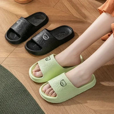 EVA Summer Women Fashion Cute Outdoor Non-Slip Rubber Slippers Indoor Soft Sole Couple Graffiti Sandals 6