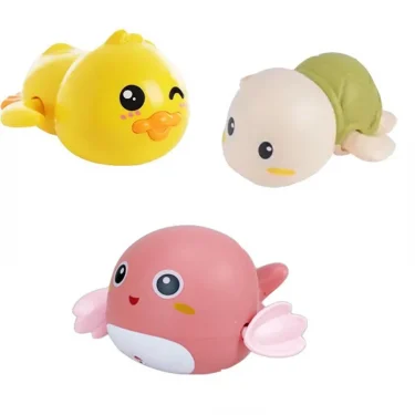 Bath Toy Cute Animal Clockwork Bathtub Swimming Pool Toy Floating Wind Up Swimming Duck Pool Toys For Preschool Toddler 5