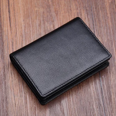 Luxury Fashion Genuine Leather card Wallets men credit card holders women card&ID holder male organizer Business card holder 3